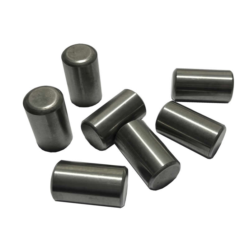 Tungsten carbide button for rock drilling bits