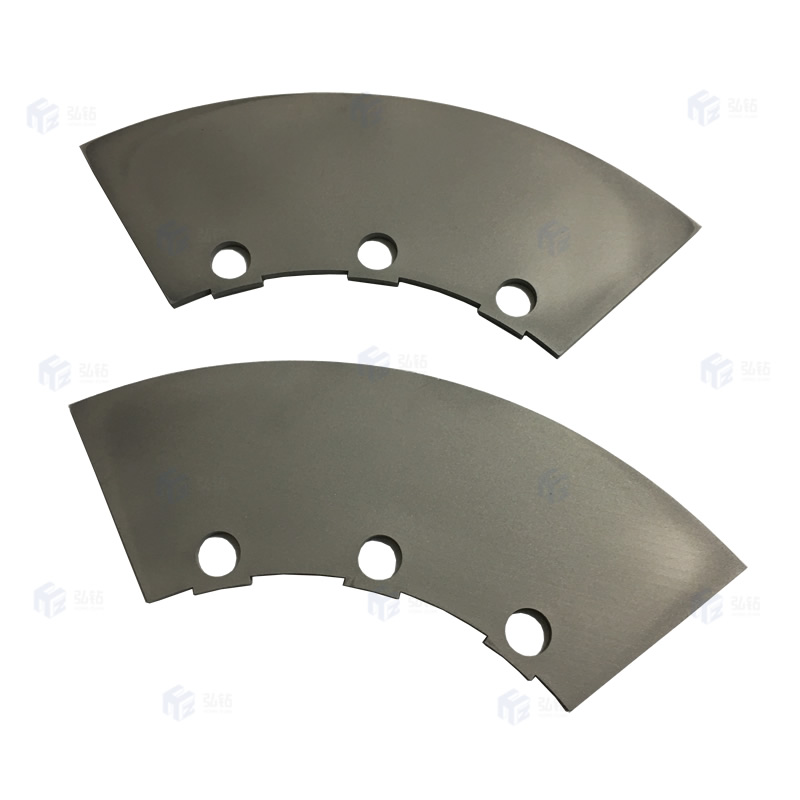 Special shaped cemented carbide plate